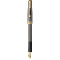 Fountain pen Parker SONNET 17 Gray Lacquer GT FP F (86 415)