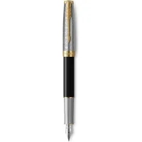 Fountain pen Parker SONNET 17 Metal & Black Lacquer GT FP18 F (68 111)