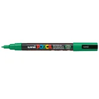 Маркер UNI Posca, 0.9-1.3мм, Зелений (PC-3M.Green)