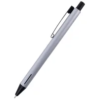 Oil pen Axent automatic Prime, body silver, blue (AB1103-34-02-A)