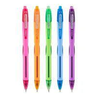 Ballpoint pen Unimax automatic Aerogrip-3, set of 5 colors (assorted) (UX-140-20)