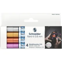 Набір маркерів Schneider металік Paint-It 0,8 мм 4 шт (ML01011501)