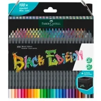 Colored pencils Faber-Castell Black Edition color pencils 100 colors three-sided ebony (32354)