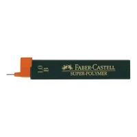 Lead for mechanical pencil Faber-Castell Super-Polymer B (diameter 1.0 mm), 12 pieces in a pencil case (6055)