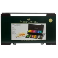 Colored pencils Faber-Castell POLYCHROMOS artistic 120 colors in a wooden case (110013) (22231)