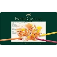 Colored pencils Faber-Castell POLYCHROMOS artistic 120 colors in a metal box (110011) (11945)