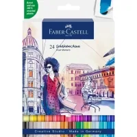 Art marker Faber-Castell watercolor double-sided Goldfaber Aqua Dual Marker, 24 colors (32364)