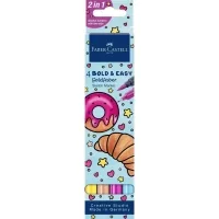 Art marker Faber-Castell double-sided Goldfaber Sketch Markers Bold and Easy, 4 colors (32994)