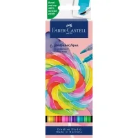 Art marker Faber-Castell set of watercolor double-sided Goldfaber Aqua Dual Marker Candy shop, 6 colors (32315)