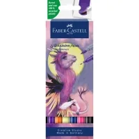 Art marker Faber-Castell set of watercolor double-sided Goldfaber Aqua Dual Marker Fantasy, 6 colors (32313)
