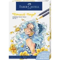 Art marker Faber-Castell set of double-sided Goldfaber Sketch Markers Romantic Manga with accessories (33009)
