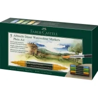 Art marker Faber-Castell set watercolor double-sided Albrecht Dürer Plein Air, Plein air 5 colors (31353)