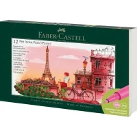 Faber-Castell liner set of capillary pens Pitt Artist Pen Set Paris, 12 pcs (33017)