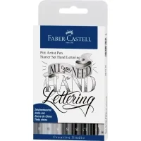Faber-Castell liner set of capillary pens Pitt Artist Pens Starter Set Hand Lettering 9 items (27372)