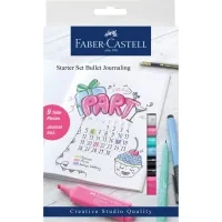 Faber-Castell liner set of capillary pens Starter set Bullet Journaling 9 items + point sketchbook (29104)