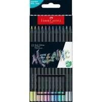 Colored pencils Faber-Castell Black Edition Сolour Pencils Metallic 12 colors (116415) (32446)