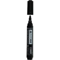 Marker Buromax Permanent JOBMAX, round tip, black 2-4 mm (BM.8703-01)