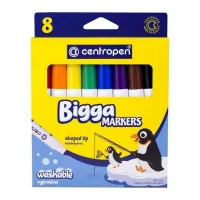Centropen Bigga felt-tip pens, 8 pcs (7650/08)