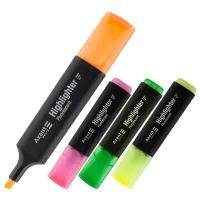 Set of markers Axent Highlighter 2537-A, 1-5 mm wedge, 4 colors (D2501-40)