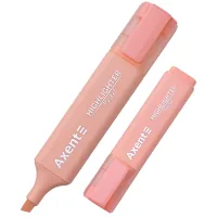 Маркер Axent Highlighter 2537-A, 1-5 мм клиноп. пастель рожевий (2537-24-A)