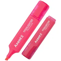 Marker Axent Highlighter 2537-A, 1-5 mm wedge. pink (2537-10-A)