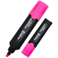 Marker Axent Highlighter Standard D2505, 1-5 mm wedge. pink (D2505-10)