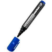 Axent Permanent marker D2605, 2 mm round, blue (D2605-02)
