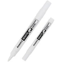 Marker Axent Permanent White 2545-A, 2 mm round white (2545-A)