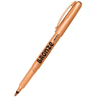 Marker Centropen Bronze 2670, for writing on any surface, water-based, metallic bronze color, circle (2670/14)