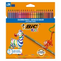 Colored pencils Bic Evolution Stripes 24 colors (bc502447)