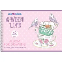 Альбом для малювання Cool For School на пружині NATURE, 40аркушів 100г/м2 (CF60904-03)