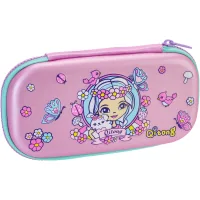 Пенал Cool For School 1 відділення з органайзером рожевий (QT-5634-Pink)
