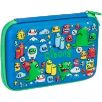Пенал Cool For School 1 відділення з органайзером синій (QT-5622-Blue)