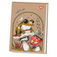 Альбом для малювання Yes А4 40 аркушів клеєний білила "Frog" крафт (130583)