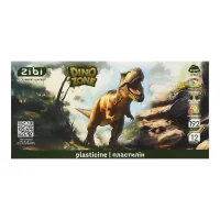 Пластилін ZiBi KIDS Line DINO 12 кольорів, 192 г (ZB.6279)