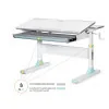 Desk Mealux Edmonton Multicolor Blue Lite (BD-610 W/MC + BL Lite)