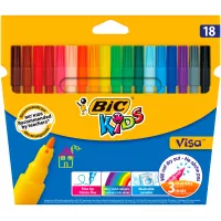 Bic Kids Visa 880 felt-tip pens, 18 colors (bc888681)