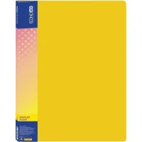 Economix A4 file folder with 10 files, yellow (E30601-05)