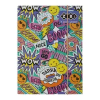 Folder for notebooks ZiBi B5+ WOW cardboard, on rubber bands (ZB.14960)