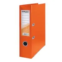 Folder - recorder Delta by Axent double-sided PP 7.5 cm, assembled, orange (D1712-09C)