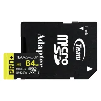 Карта пам'яті Team 64GB microSDXC class 10 UHS-I U3 V30 A2 Pro+ (TPPMSDX64GIA2V3003)