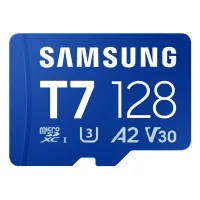 Memory card Samsung 128GB microSDXC class 10 UHS-I U3 V30 A2 T7 (MB-MB128T/WW)