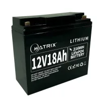 Батарея LiFePo4 Matrix 12.8V-18Ah 230.4Wh (MLR 1218)