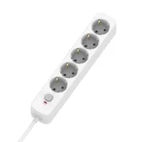 Мережевий фільтр живлення ColorWay CCA-3G1MM 5 розеток, 3m White (CW-PSEA1053W)