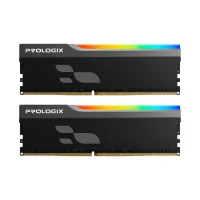 Computer memory module DDR5 32GB (2x16GB) 5600 MHz Onyx Black RGB Prologix (PRO32GB5600YBR5K)