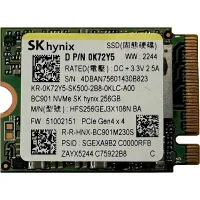 Накопичувач SSD M.2 2280 256GB Hynix (HFS256GEJ9X108N)