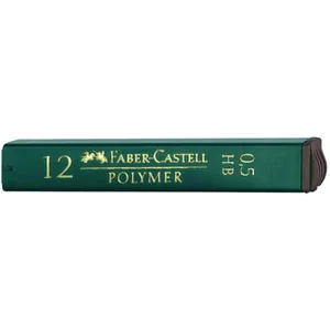 Грифель для механічного олівця "Faber-Castell" /OF/9125/521502/ 0.5ММ 2В, 12шт у пеналі (12/576)