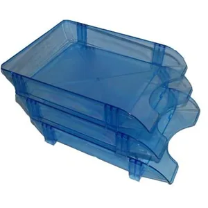 Paper tray horizontal "KIP" LG-06 BLUE-TRANSPARENT (1/14)