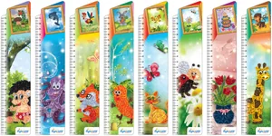 Bookmark for books "Paper" "Ornaments (Quilling Pano)" 8pcs/pack (12)