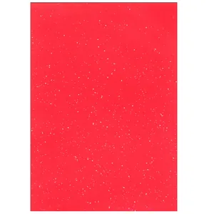 Felt "Santi" /741457/ is soft with a glit. 21*30cm, Red (10 sheets) (1/100)